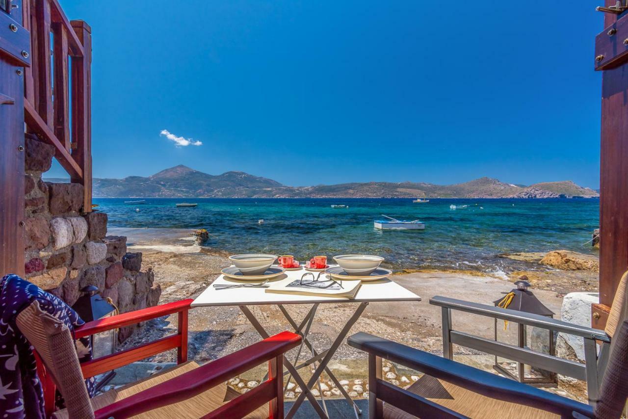 Neosikos Amazing Beach House In Milos Island Villa Klima  Bagian luar foto